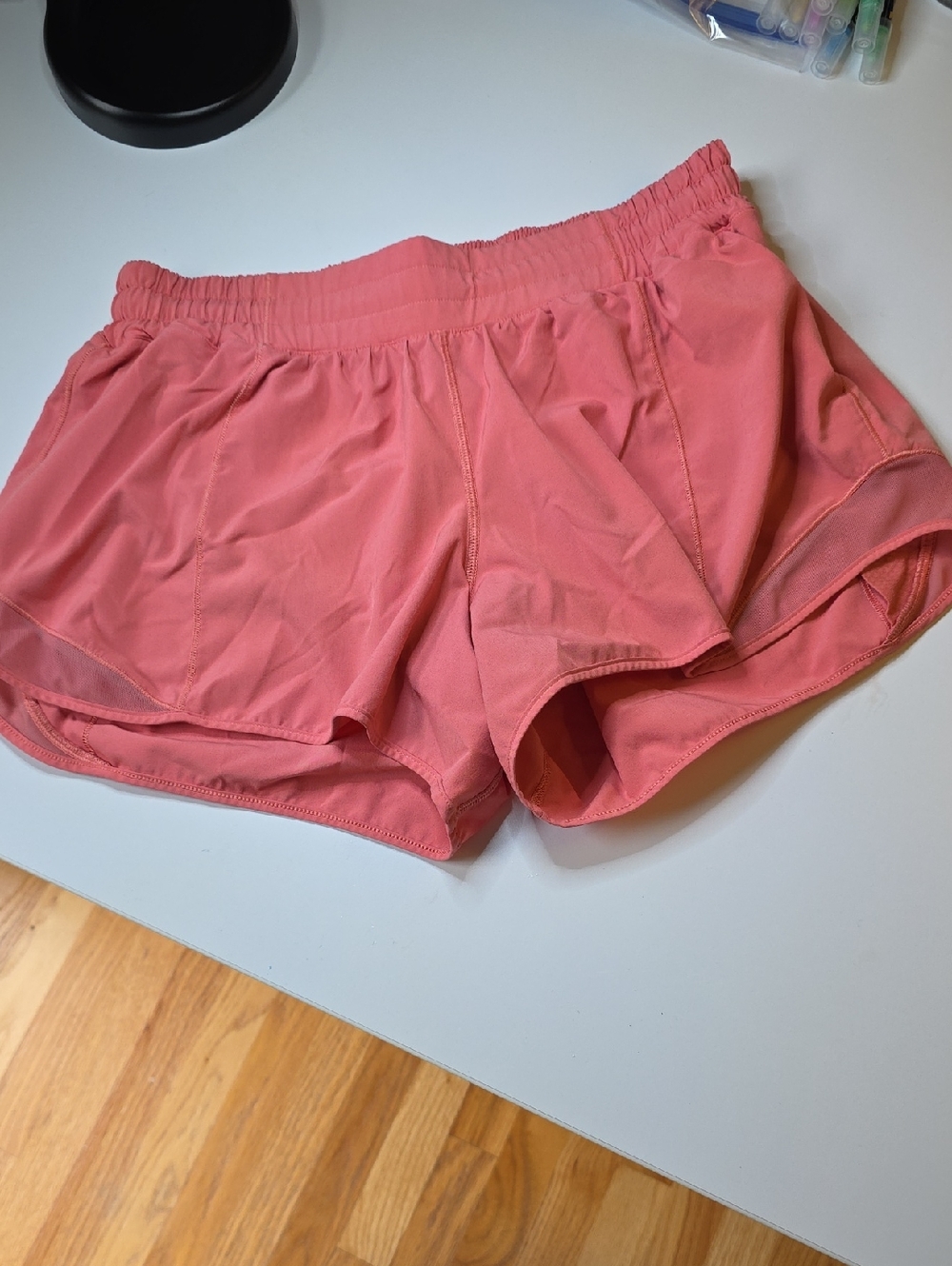 lululemon athletica Coral Athletic Running Shorts
